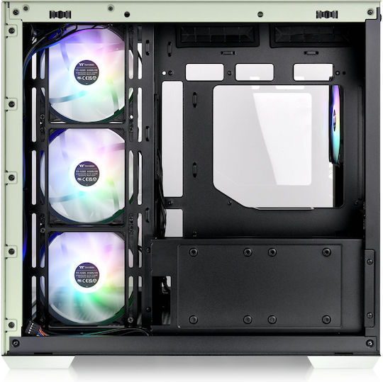 Thermaltake View 380 TG ARGB Gaming Midi-Turm Computergehäuse Grün