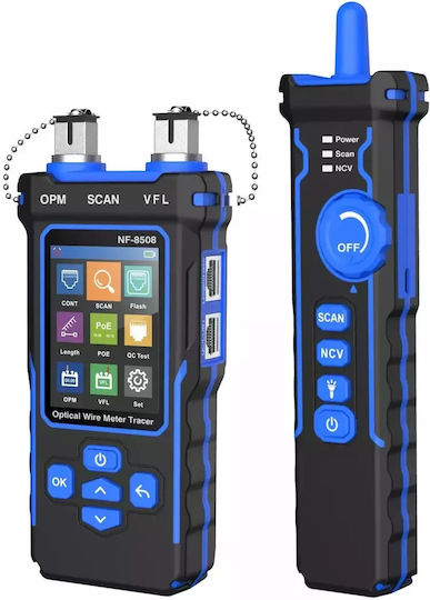 Network Cable Tester Multi-function Poe Testing Optical Power Meter Nf-8508