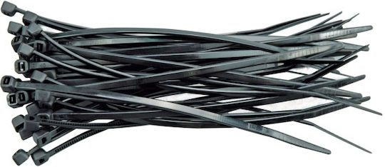 Vorel Δεματικά Καλωδίων Πλαστικά 100mmx2.5mm σε Μαύρο χρώμα (100τμχ) (73892)