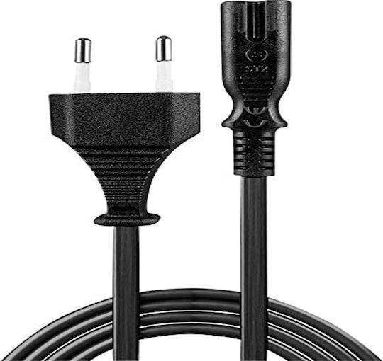 Lindy Euro - IEC C7 Cable 2m Μαύρο 30421