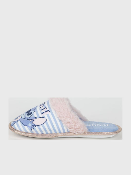 Stitch Παντόφλες Γαλάζιες