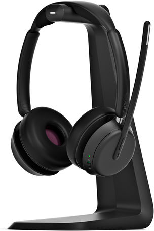 Epos Impact 1061 Duo with Stand Ασύρματα On Ear Multimedia Ακουστικά με μικρόφωνο και σύνδεση Bluetooth