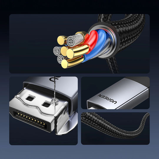 Ugreen Cablu DisplayPort - HDMI de sex masculin 3m Negru (25491)