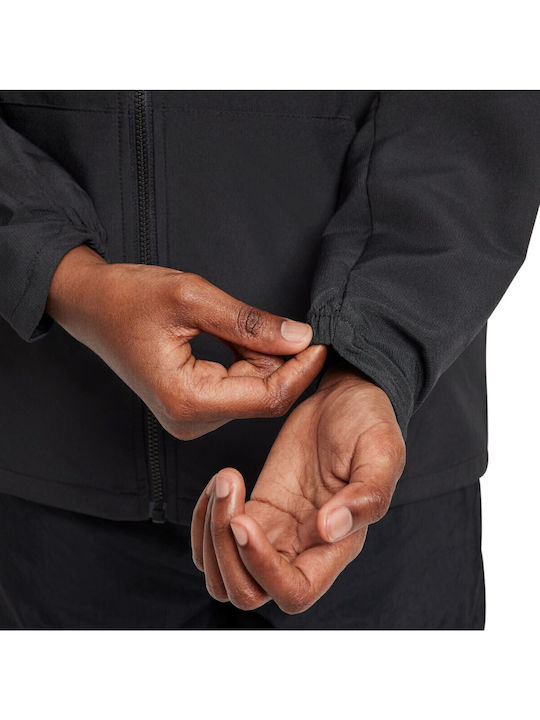 Αθλητική Παιδική Ζακέτα Dri-Fit Black / Reflective Silver