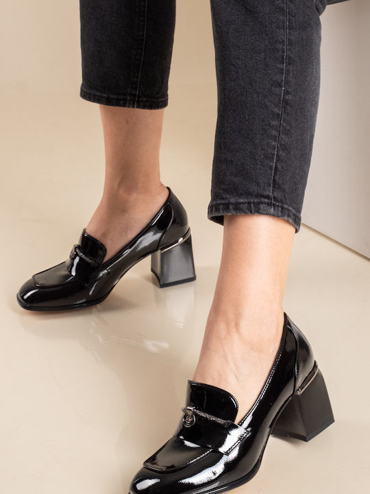 Patent Leather Black Heels