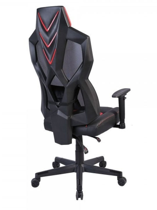 24Mall Raider Pro Καρέκλα Gaming με Ρυθμιζόμενα Μπράτσα και RGB Φωτισμό Μαύρη