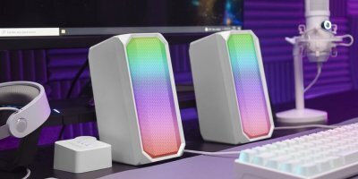 MSRGBW 2.0 Wireless Speakers with RGB and Bluetooth 15W White