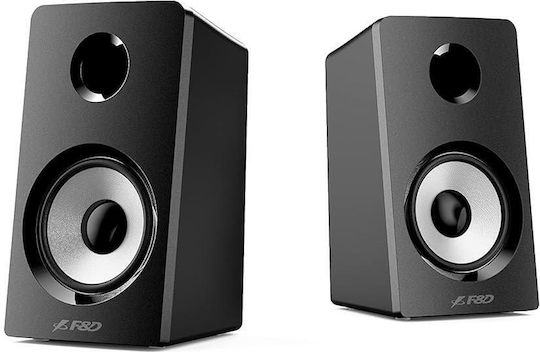 Fenda F670X Безжични компютърни тонколони Компютърни тонколони 2.1 с RGB осветление и Bluetooth Мощност 70W в Черен цвят