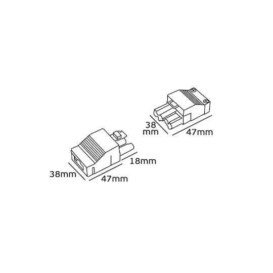 VK Lighting VK/JN001 Clamp 2 positions 1pcs