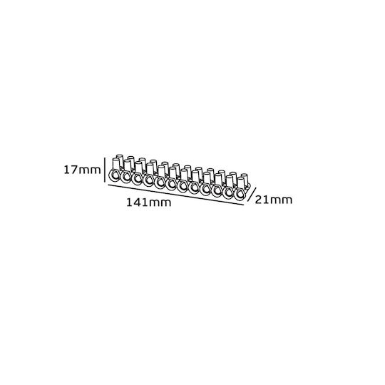 VK Lighting Клема Strip 12 позиции (41128-003012) 1бр