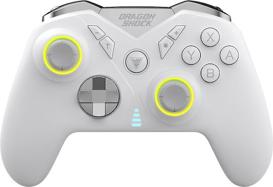 Dragonshock Nebula Pro Ασύρματο Gamepad για Switch Λευκό