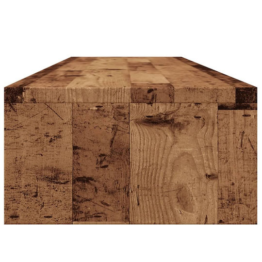 vidaXL Schreibtisch Halterung für 2 Monitore Braun (855824)