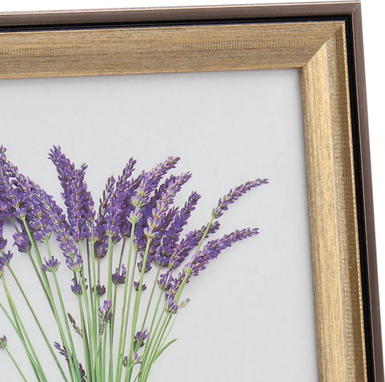 Keskor Plastic Brown Gold Photo Frame