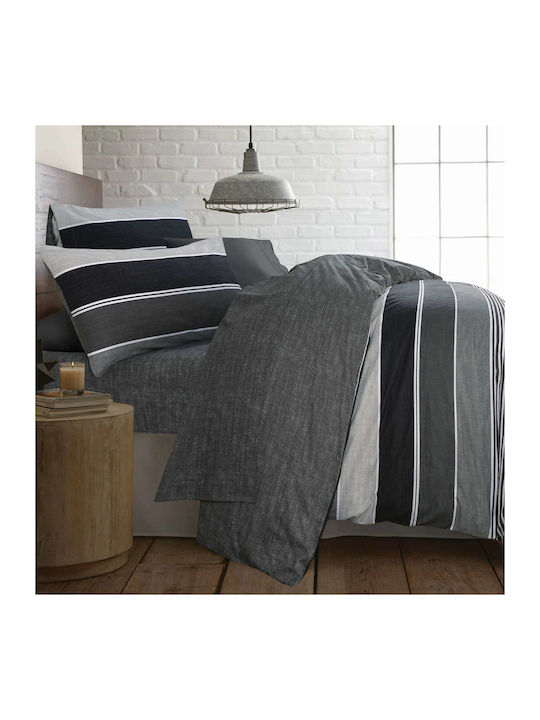Espree Grego Σετ Σεντόνια King Size 280x270εκ. Grey (4τμχ)
