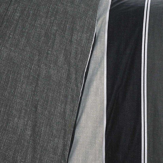 Espree Sheet Sets King Size with Elastic 180x200+35cm. Grego Grey 4pcs