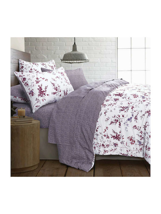 Espree Mary Σετ Σεντόνια King Size 280x270εκ. Rose (4τμχ)