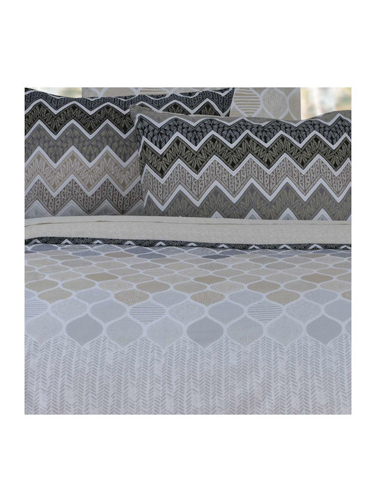 Espree Kiris Σετ Σεντόνια Διπλά 200x270εκ. Beige (4τμχ)