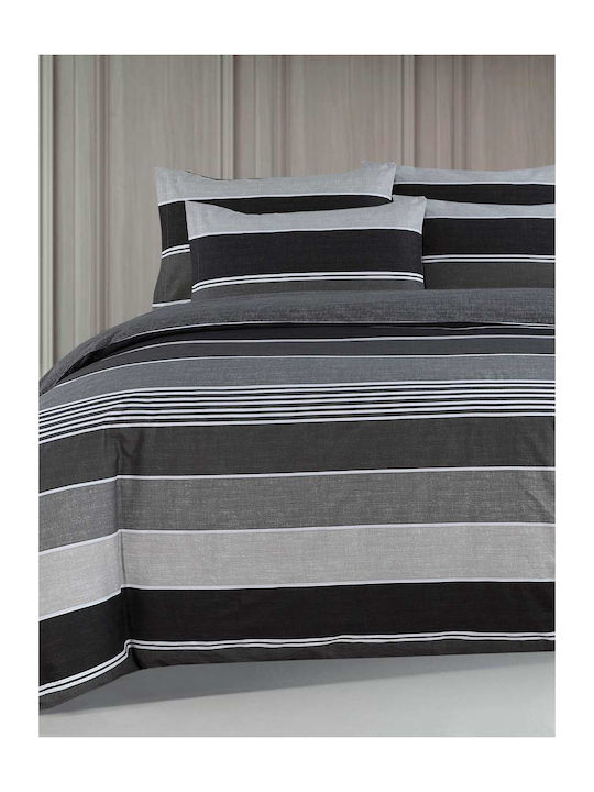 Espree Grego Σετ Σεντόνια Μονά 170x270εκ. Grey (3τμχ)