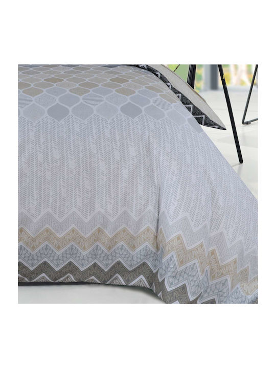 Espree Sheet Sets Queen with Elastic 160x200+35cm. Kiris Beige 4pcs