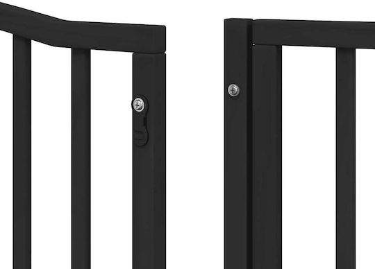Vidaxl Hundegitter Trennwand Faltbar 6 Paneele 480cm Pappelholz Schwarz