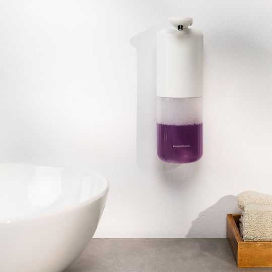 InnovaGoods Bitefom Επιτοίχιο Dispenser Αφρού Κουζίνας Πλαστικό με Αυτόματο Διανομέα Διάφανο 350ml