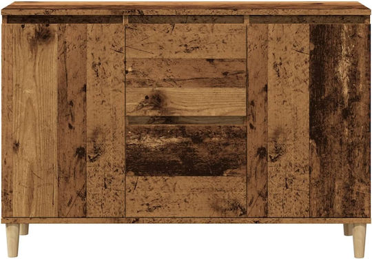 Wooden Sideboard Brown 120x35x70cm