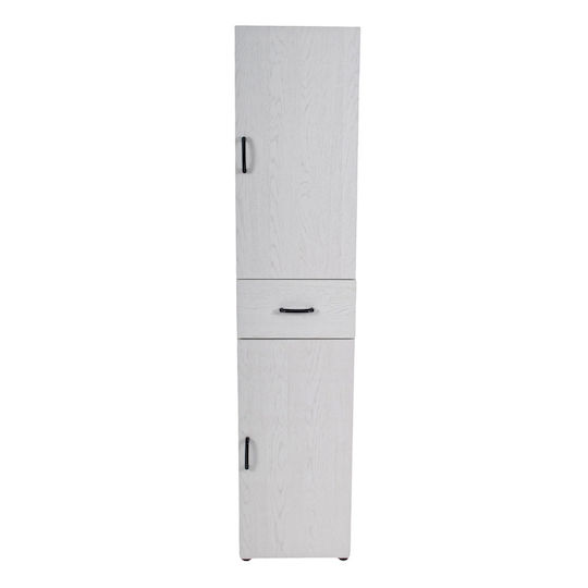 Ankor Floor Bathroom Column Cabinet L40xD42xH183cm White