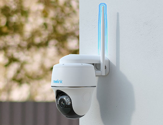 Reolink Argus Pt IP Κάμερα Παρακολούθησης Wi-Fi 4K Αδιάβροχη Μπαταρίας με Αμφίδρομη Επικοινωνία και Φακό 2.8mm