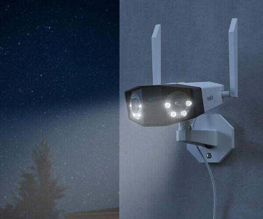 Reolink Duo Series IP Dual Κάμερα Παρακολούθησης Wi-Fi 4K Αδιάβροχη με Αμφίδρομη Επικοινωνία