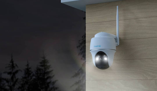 Reolink Argus Pt IP Κάμερα Παρακολούθησης Wi-Fi 4K Αδιάβροχη Μπαταρίας με Αμφίδρομη Επικοινωνία και Φακό 2.8mm