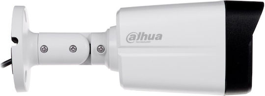 Dahua HAC-HFW1239TLM-A-LED-S2 CCTV Κάμερα Παρακολούθησης Full HD 1080p Αδιάβροχη με Μικρόφωνο και Φακό 3.6mm