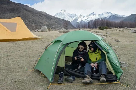 Naturehike Cloud Peak 2 Winter Camping Tent Igloo Green for 2 People Waterproof 4000mm 72x72x105cm