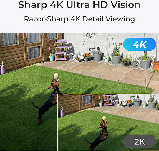 Reolink Duo Series IP Dual Κάμερα Παρακολούθησης 4K Αδιάβροχη με Αμφίδρομη Επικοινωνία