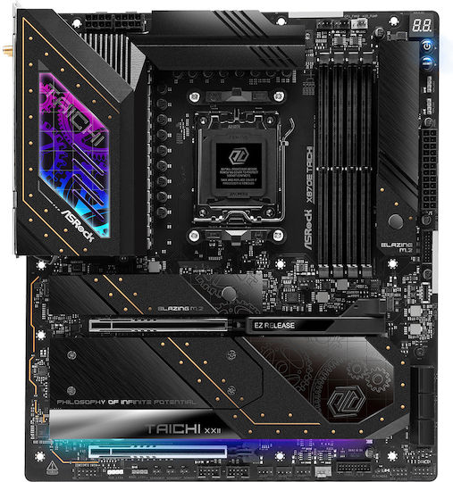 ASRock X870E Taichi Wi-Fi Motherboard Extended ATX με AMD AM5 Socket 90-MXBP90-A0UAYZ