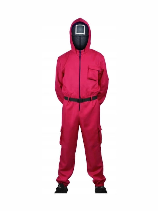 Costum Roșu Gardian Squid Game XL