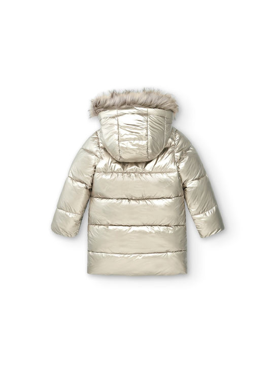 Nath Kids Kids Parka Long with Hood Silver