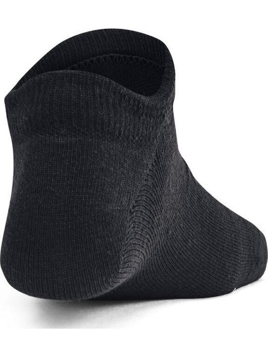 Under Armour Παιδικές Κάλτσες Essential No Show Black, Halo Gray 6 Ζευγάρια