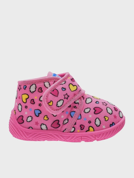 Kinderhausschuhe Stiefel Rosa