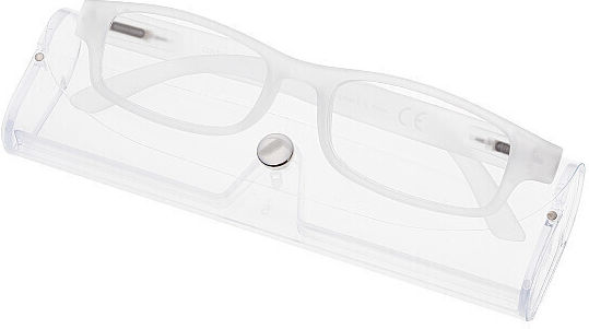 Contacta One Color Reading Glasses +3.00 in White color