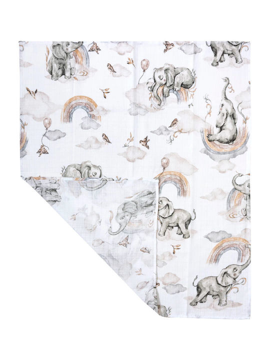 Jukki Muslin Changing Pad 70x80cm.