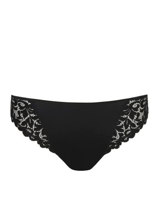 Women's Slip with Lace Black