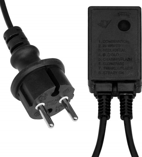 Φωτοσωλήνας 240 Glühbirnen 220V Kaltes Weiß 11.5m IP44