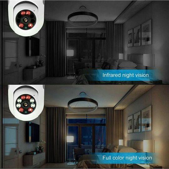 Jortan Jortan IP Surveillance Camera Wi-Fi Full HD 1080p Waterproof with Two-Way Communication and 3.6mm Lens Suitable for England Plug Type