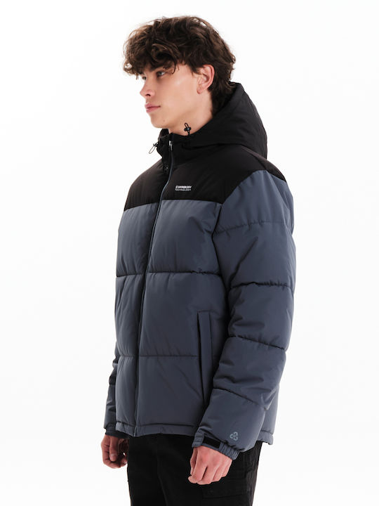 Basehit Jacket Puffer Blue