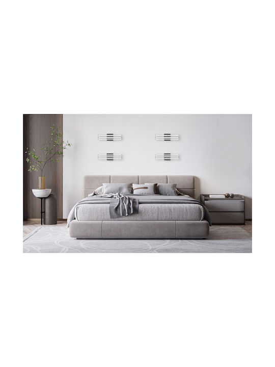 Active Jet Lamp Wall with Integrated LED and Warm White Light Black 39.8cm