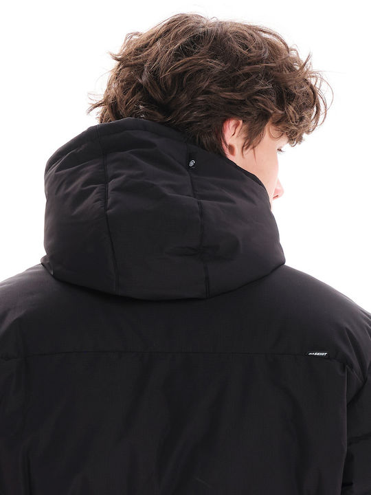 Winter Jacket Puffer Waterproof and Windproof Black