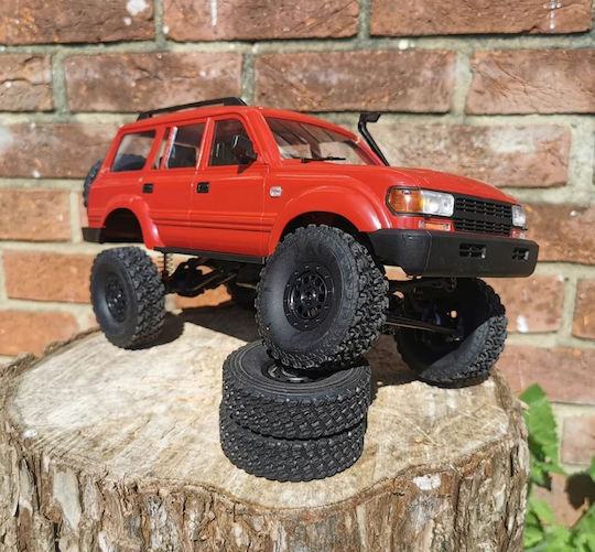 Wpl C54-1 Toyota Land Cruiser Lc80 4WD Hochgelegt 1/14 2.4g 4wd RTR Proportionale Steuerung Rot