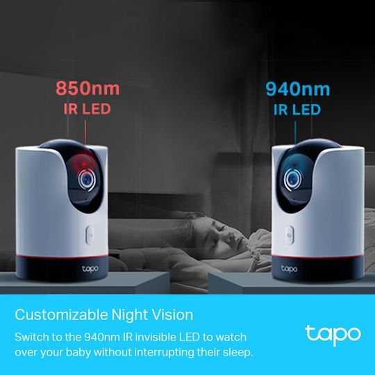 TP-LINK Tapo C225 v2 IP Surveillance Camera Wi-Fi Full HD+ 4MP with Two-Way Communication and Lens 4mm