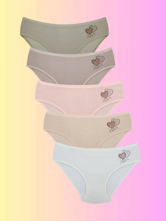 Onurel Set of Kids' Briefs Multicolored 5pcs