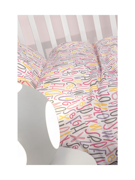 Guy Laroche Seturi de cearșafuri pentru bebeluși Pentru Patut Bumbac Bej Roz 115x170buc 3buc